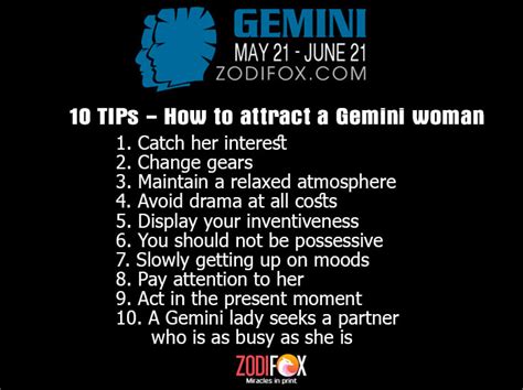 how to woo a gemini woman|More.